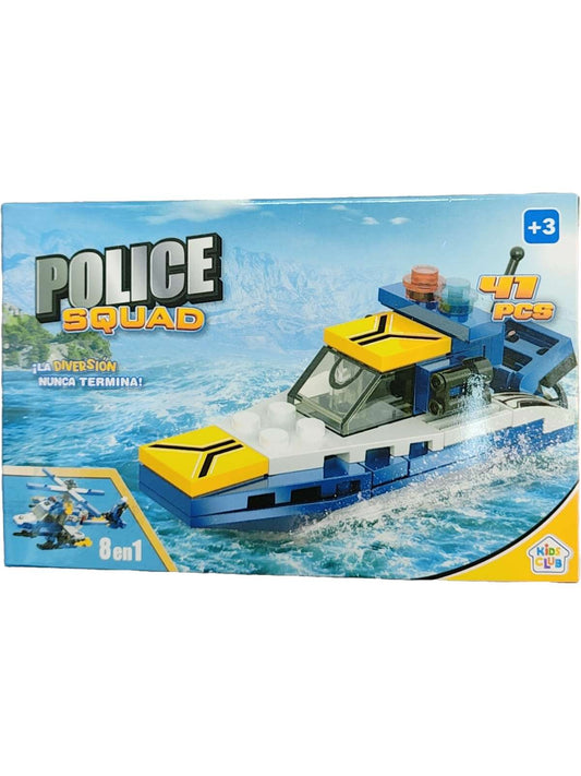 Juego en display robot y policia 60pc y 41 pc