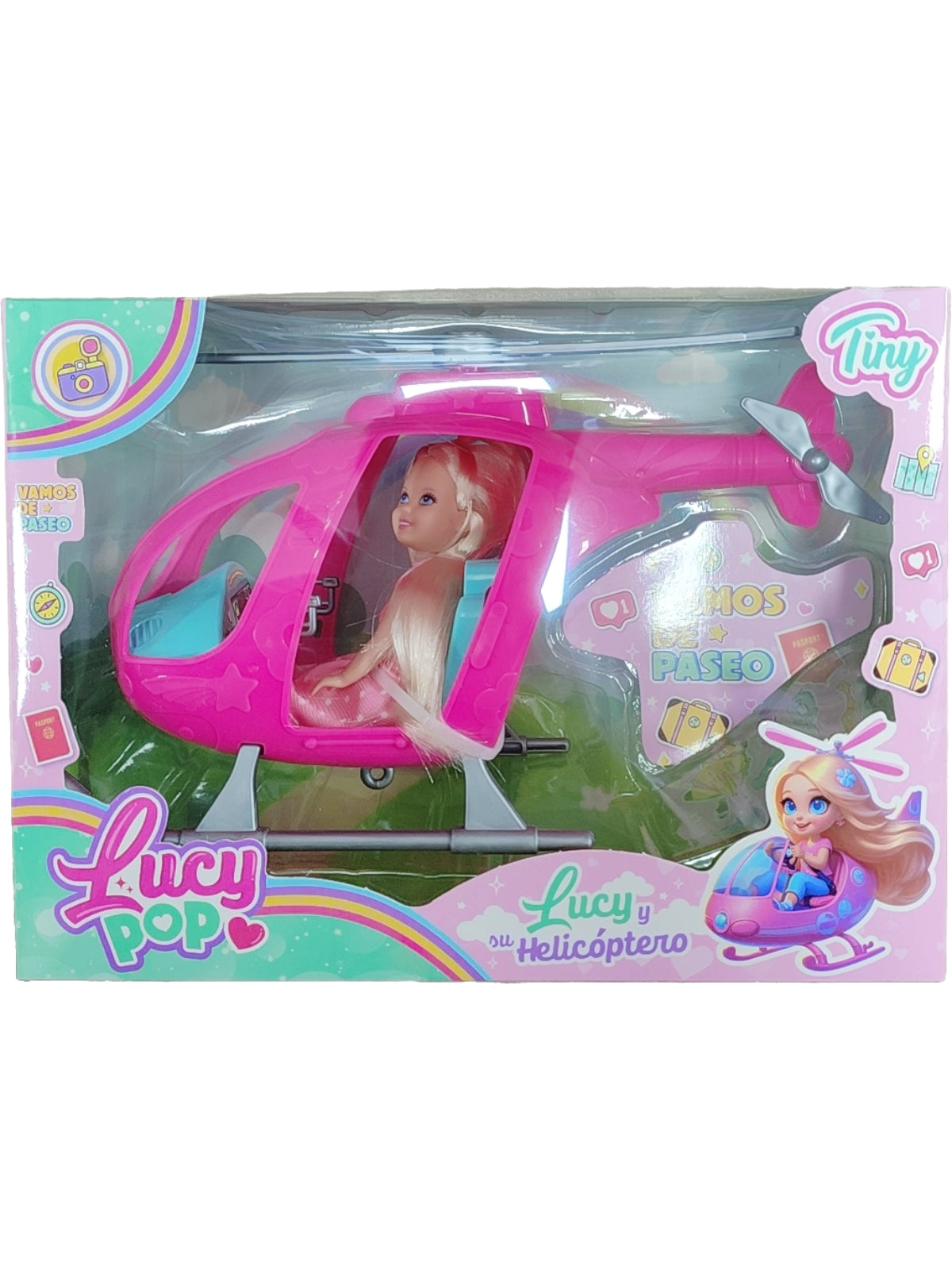 Tiny muneca helicóptero