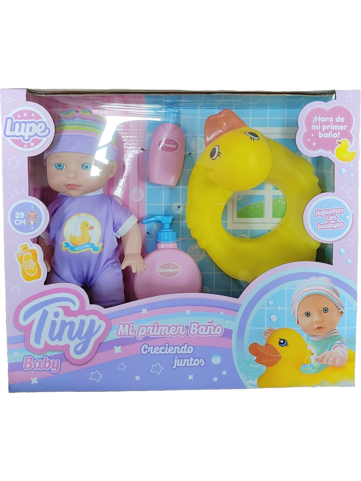 Tiny bebote con patito 29cm