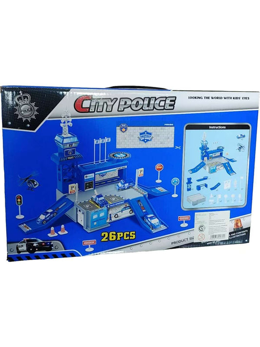 Super estacionamiento policia