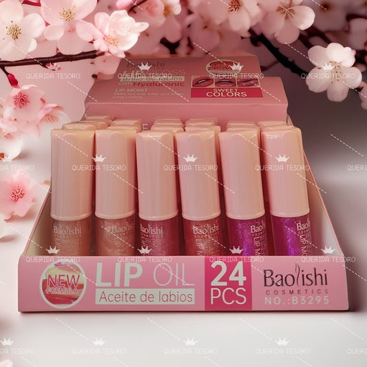Baolishi lip oil aceite de labios labios húmedo