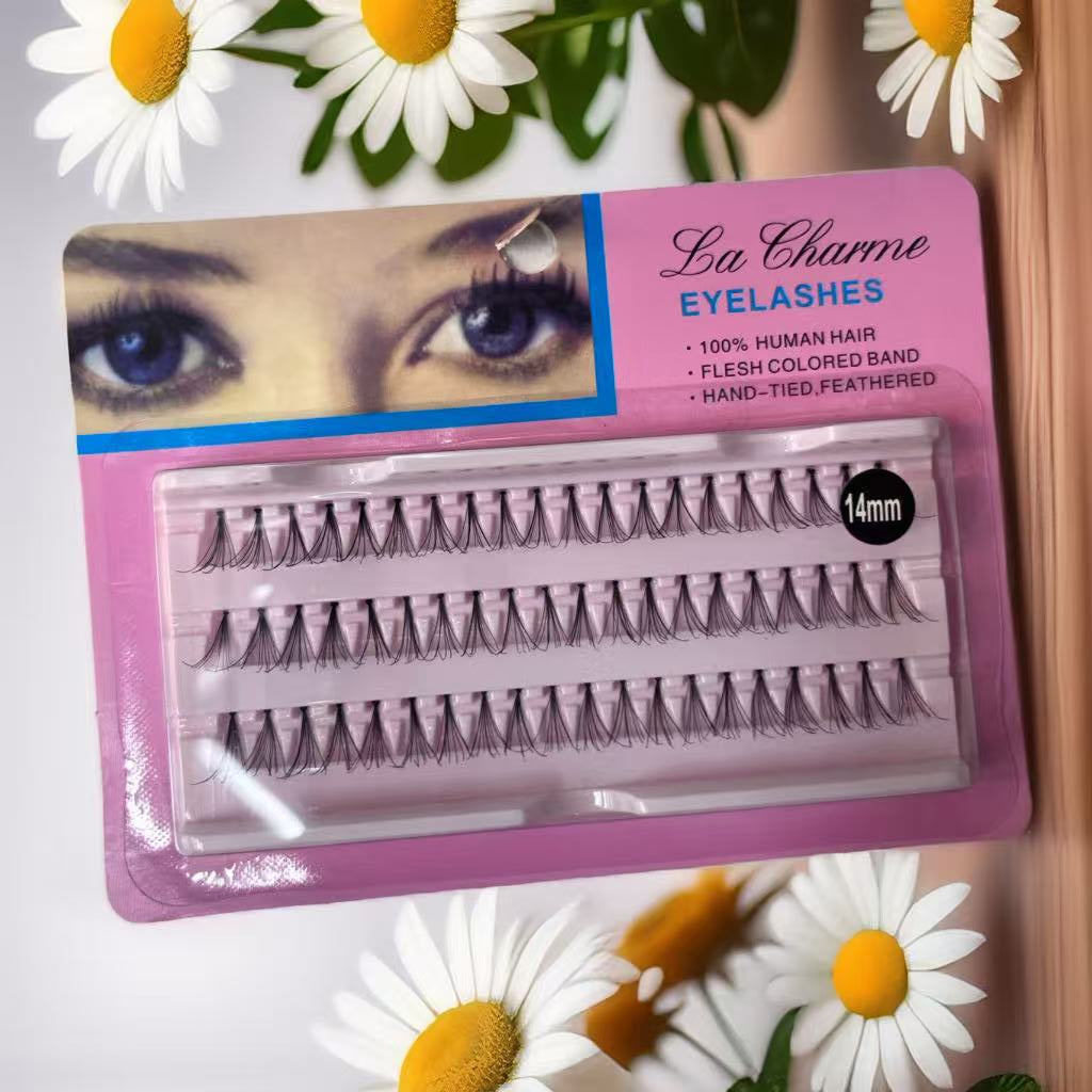 100% human hair false eyelashes