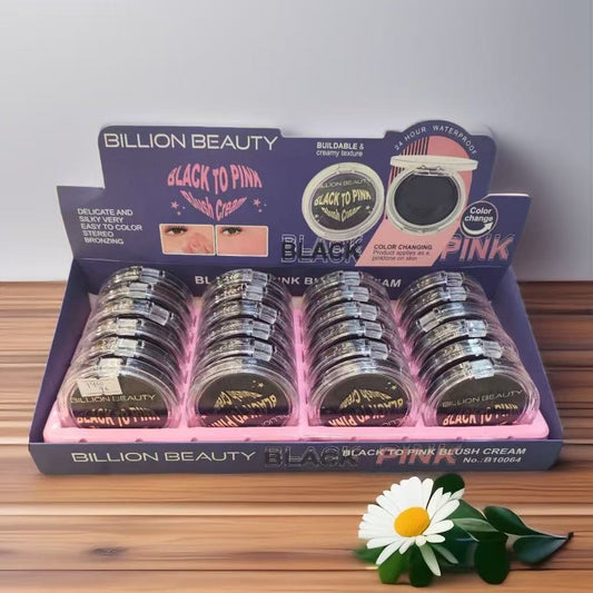 billion beauty black to pink colorete crema