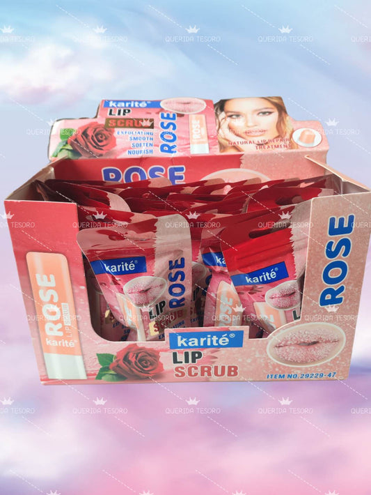 KARITE LIP SCRUB ROSE