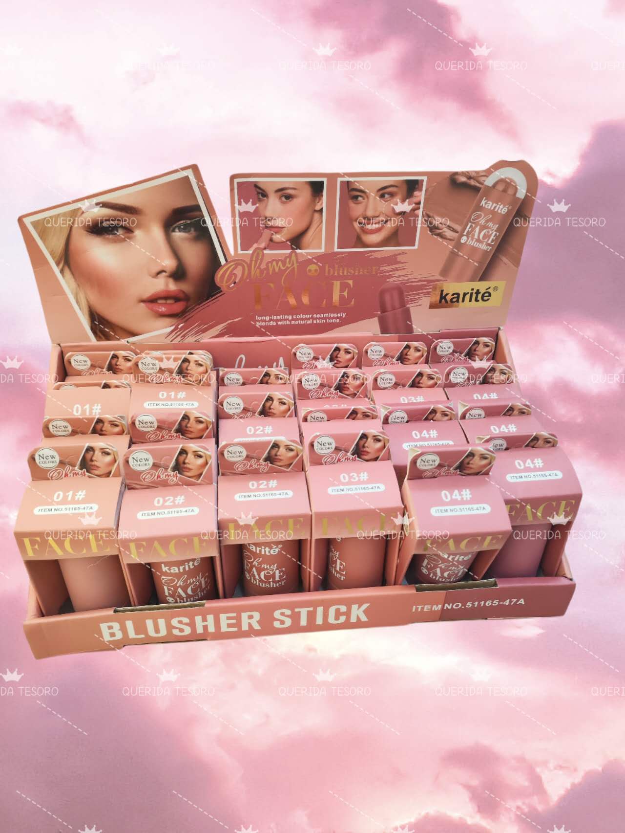 Karité face blush rubor en barra