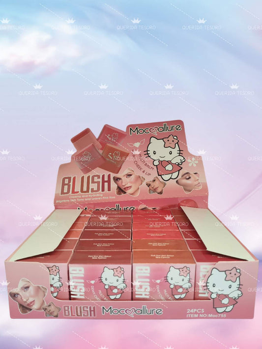 Moccallure rubor blush en barra multiuso hello kitty