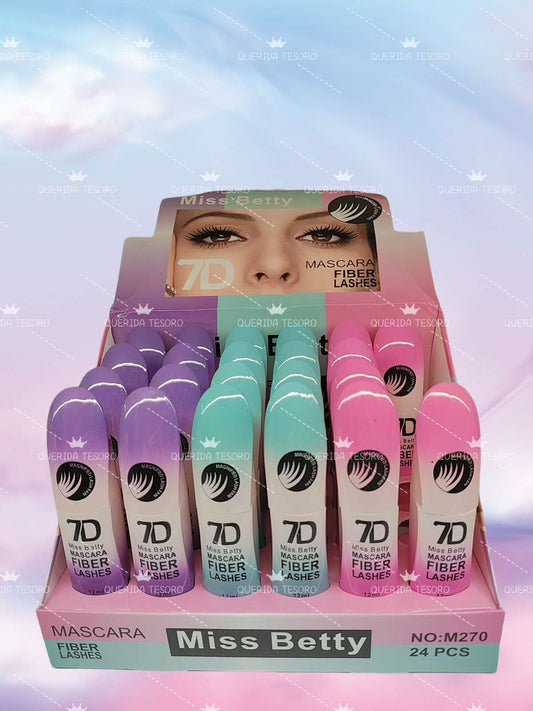 Miss Betty fiber lashes máscara de pestañas 7D