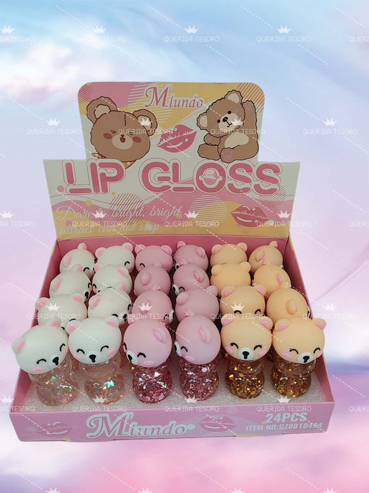 Mlundo lip gloss with glitter