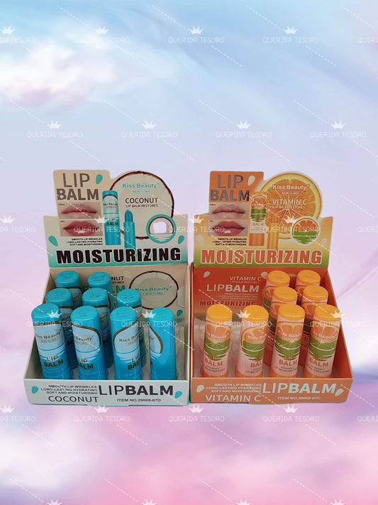 Kiss beauty bálsamo labial coco y vitamina c larga duración
