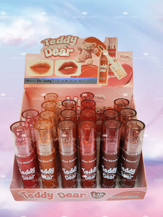 Kiss beauty teddy dear lip gloss matte