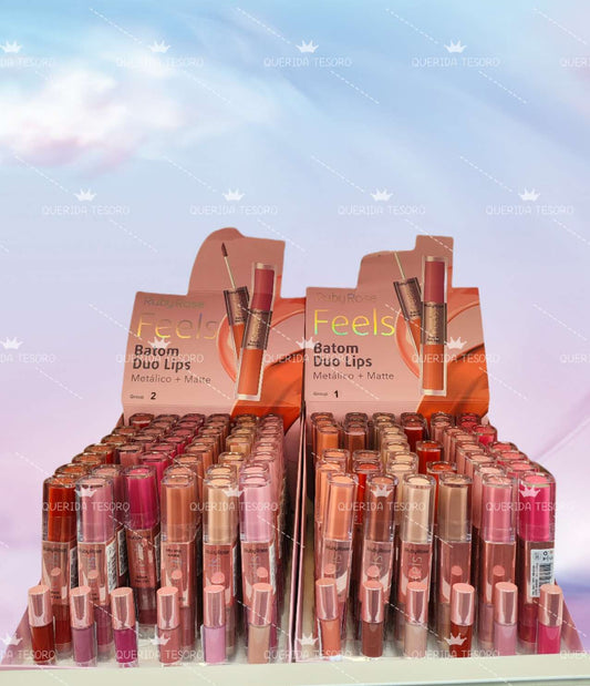 Ruby rose feels duo labial matte y metálico