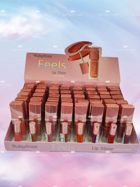 Ruby rose feels gloss labial brilloso