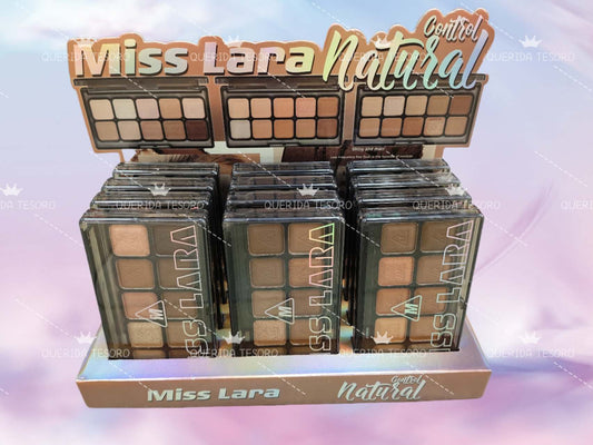 Miss Lara 10 sombras de ojos marrones