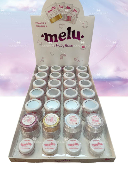 Melu Ruby rose shimmer powder