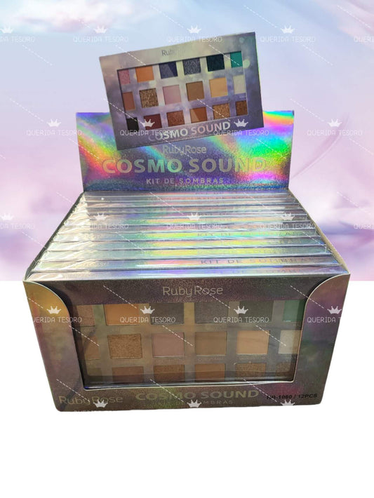 Ruby rose 9 sombras cosmo sound metalicas y matte