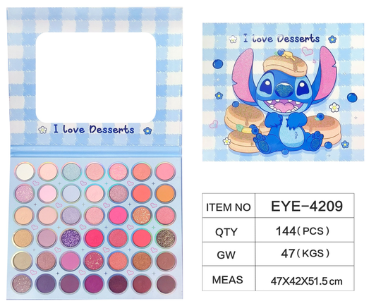 Paleta de sombra 42 color con dibujos animados