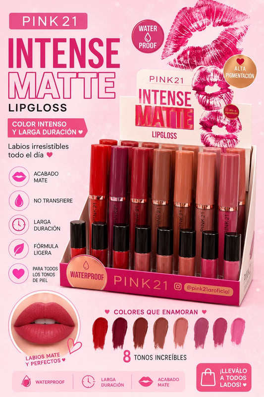 pink21 matte lipgloss