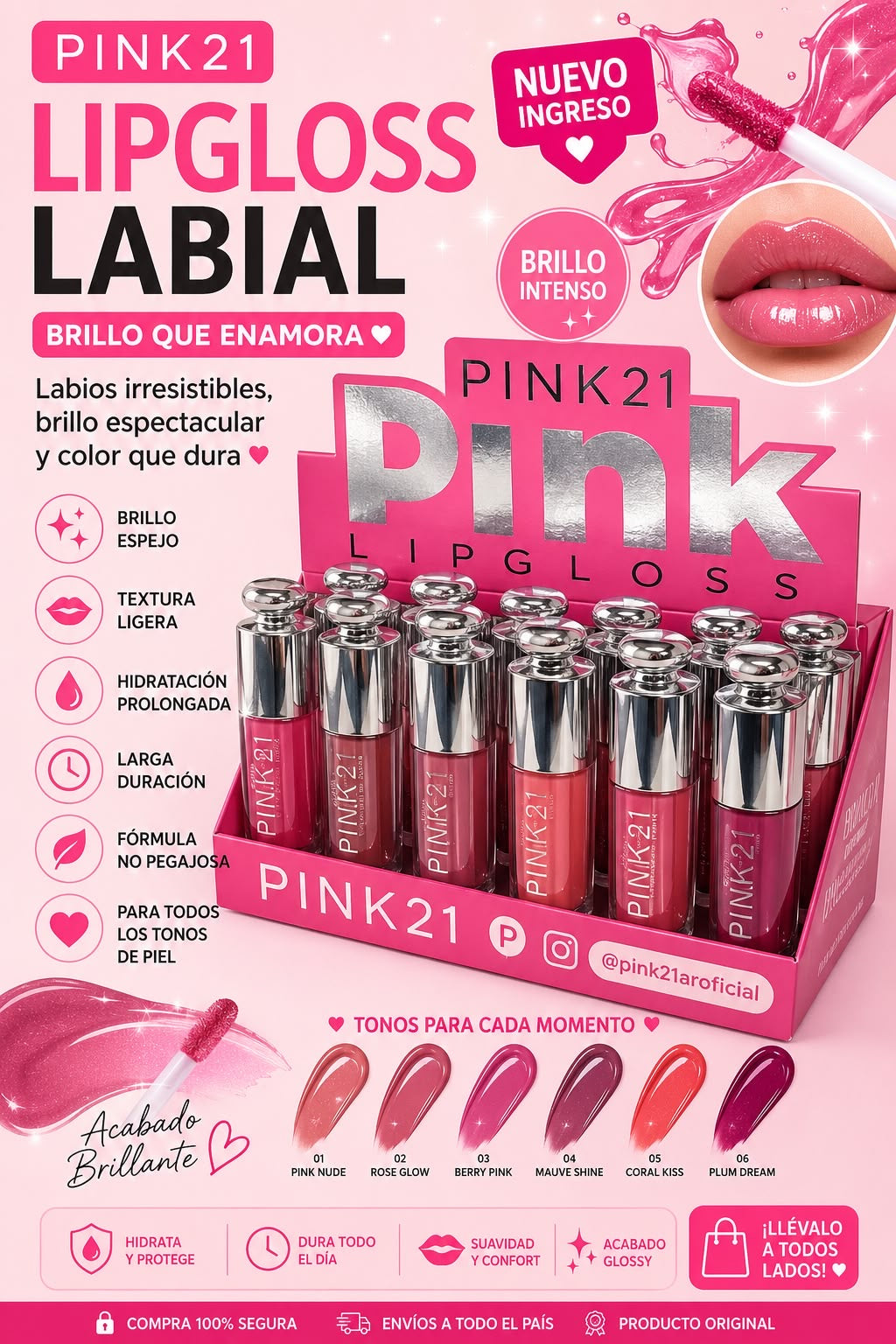 pink21 lipgloss