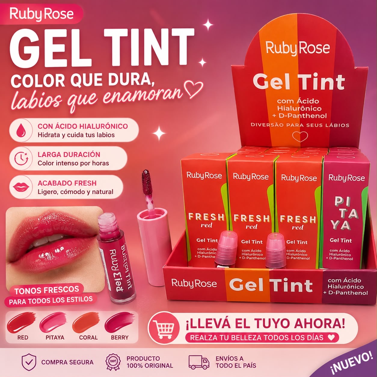 ruby rose tinta labial