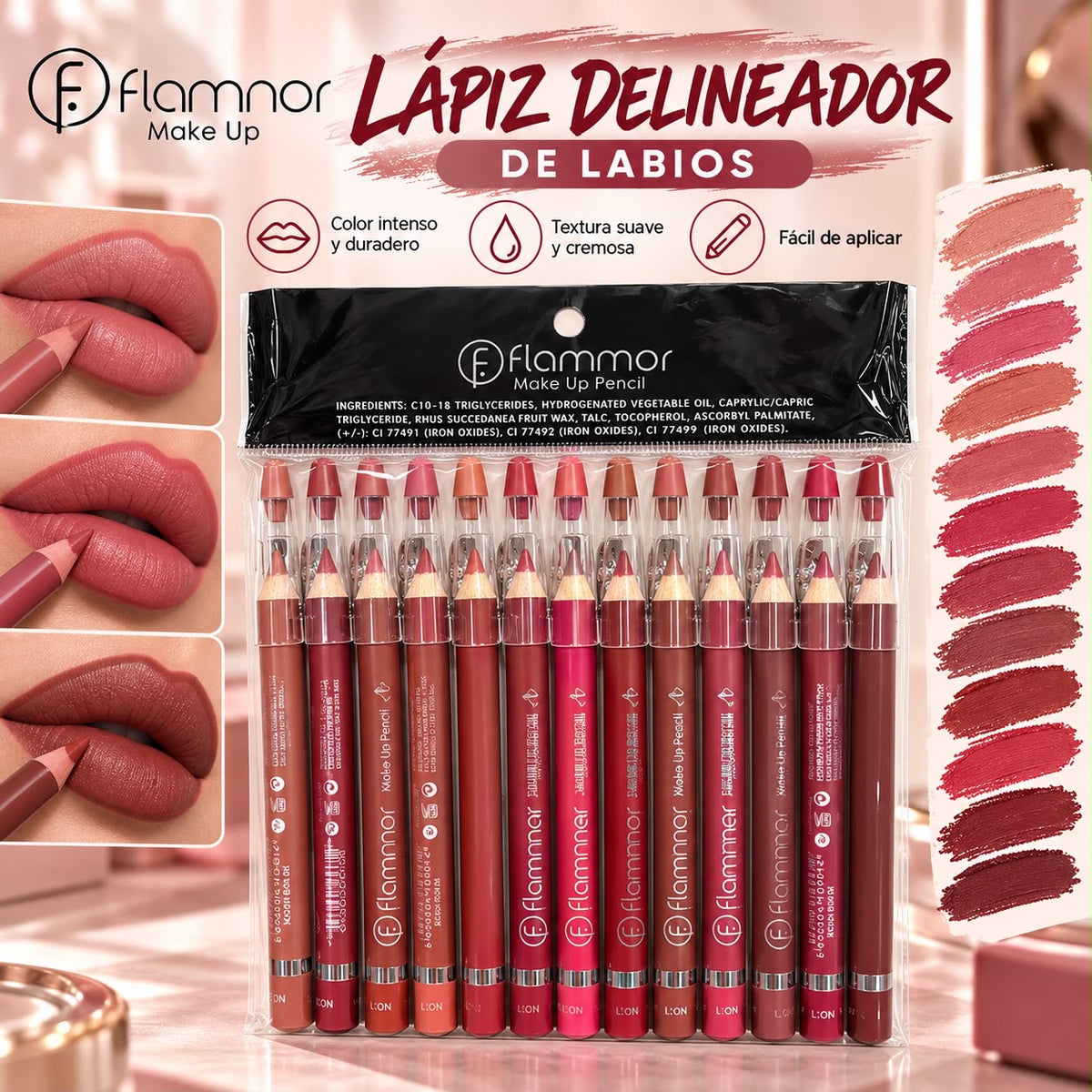 FLARNNOR DELINEADOR PARA LABIOS
