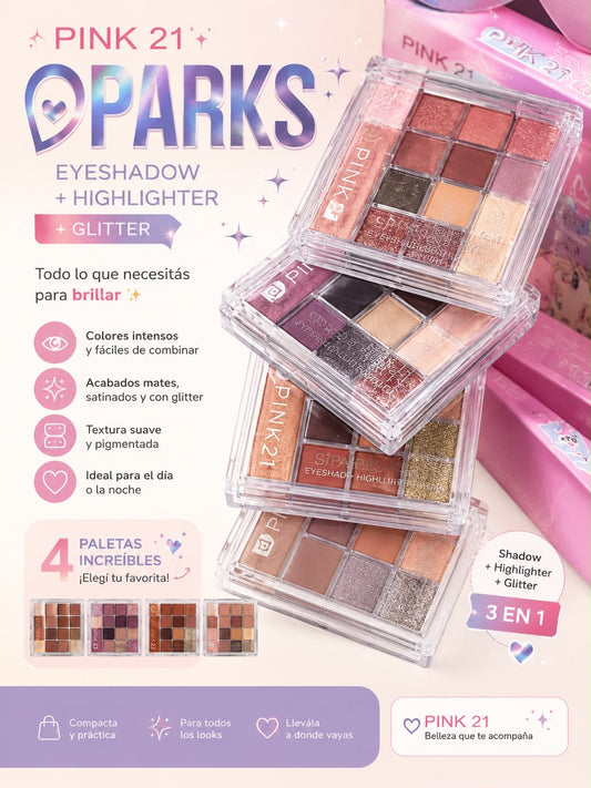 pink21 sombras de ojos