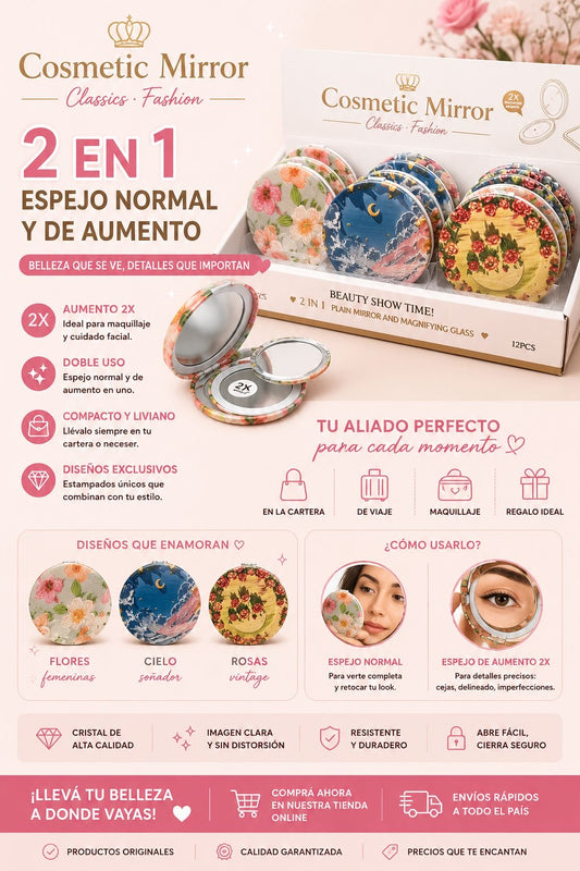 espejitos de cartera