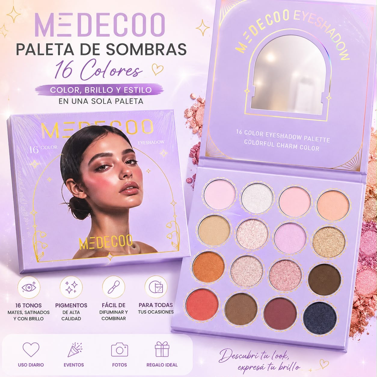 medecoo paleta de sombras