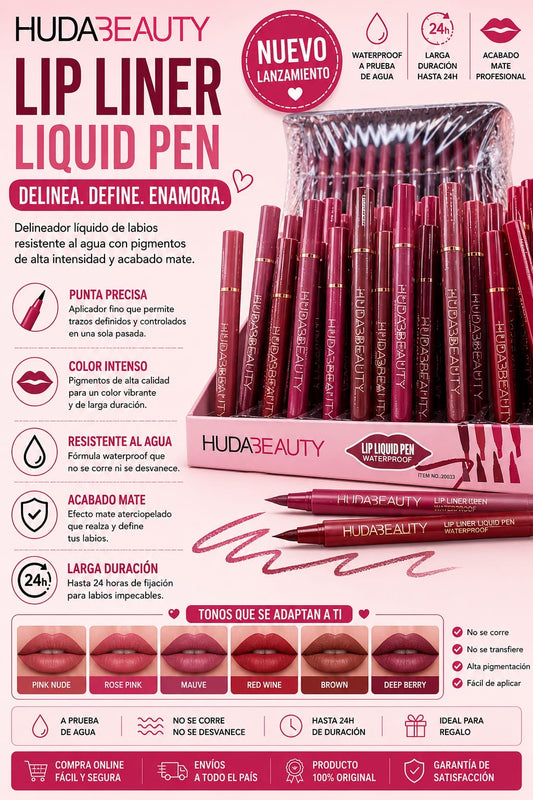 Hudabeuty delineador labios