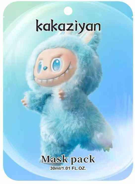 Mascarilla facial hidratante con dibujos animados