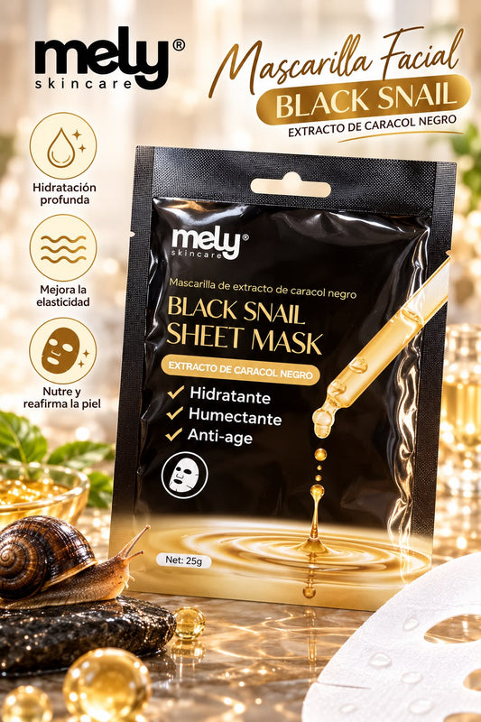 Mely mascarilla facial serum black