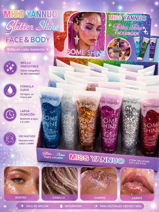miss yannuo glitter en gel