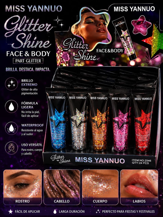 miss yannuo glitter en gel