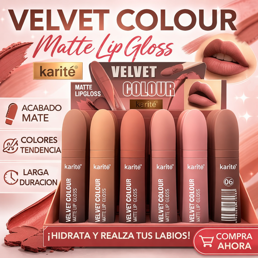 VELVET COLOUR MATTE LIPGLOSS