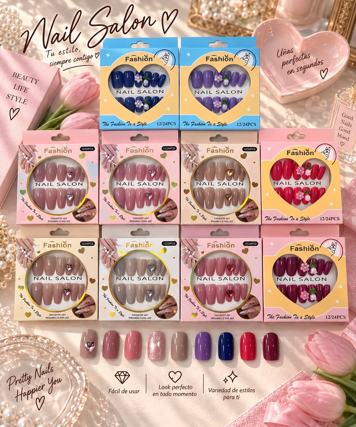 Uñas press on