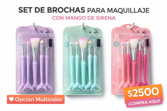 set brochas de maquillaje