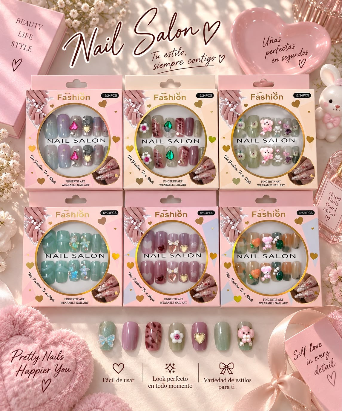 Uñas press on