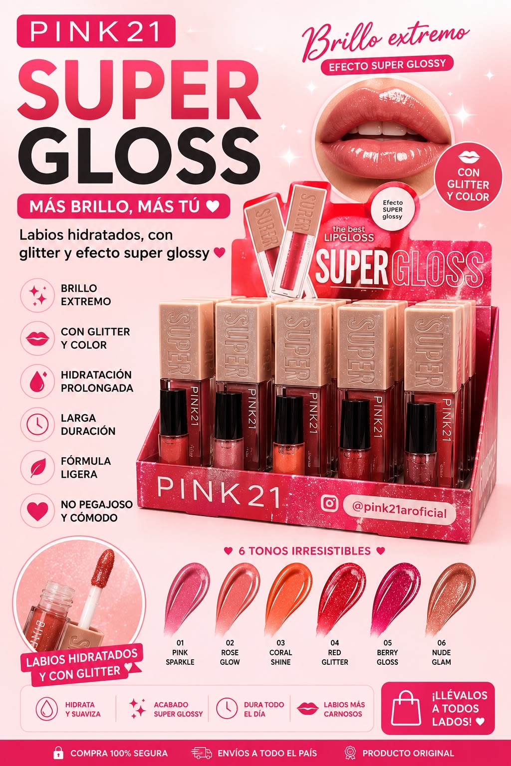 pink21 lipgloss