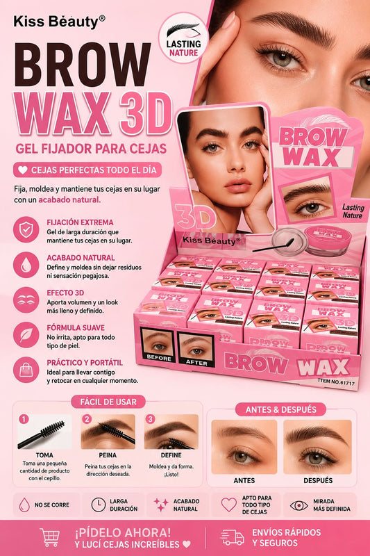 kiss beauty cera para cejas