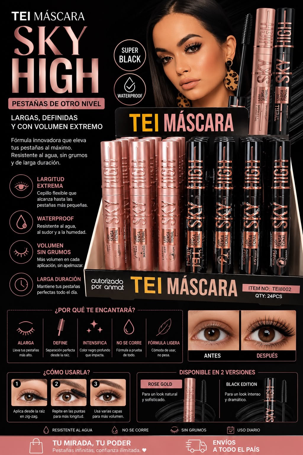tei sky high máscara de pestañas