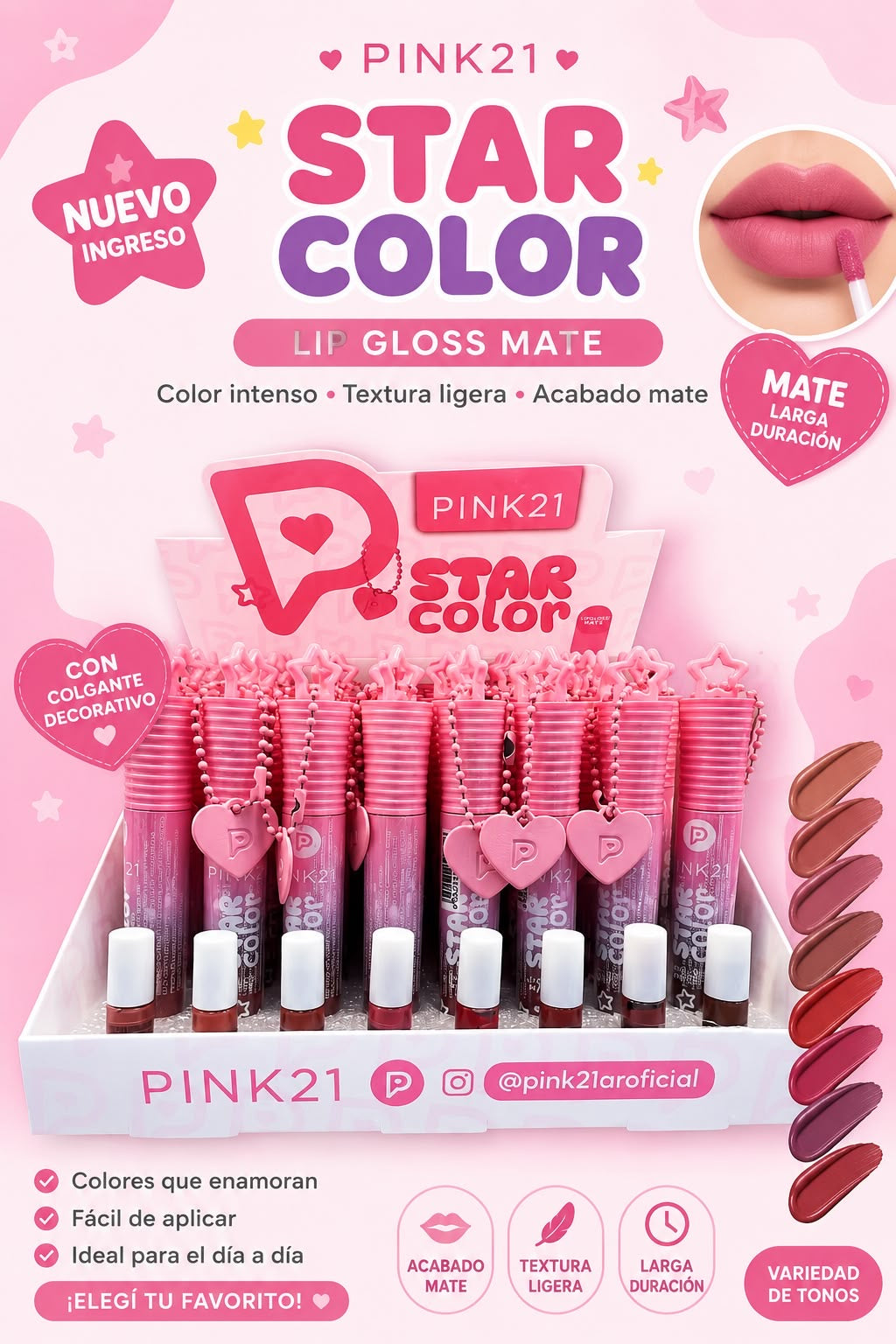 pink21 lipgloss