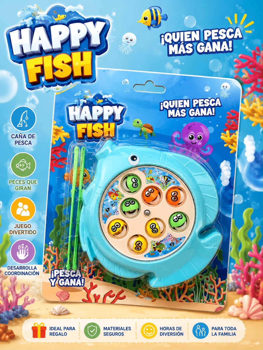 juguete happy fish