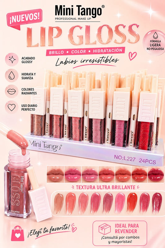 mini tango 2x1 lapiz y lipgloss