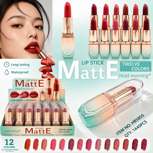 hold morning labial en barra matte