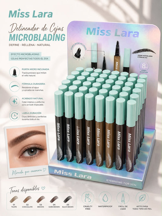 miss lara delineador de cejas