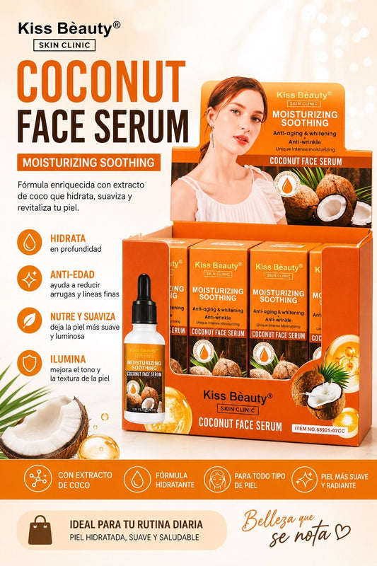 kiss beauty serum con extracto de coco
