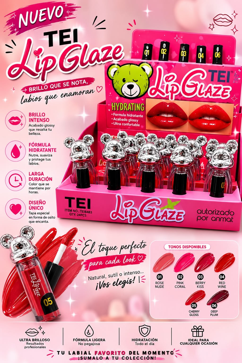 tei lip glaze