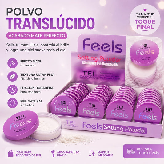 tei polvo translúcido