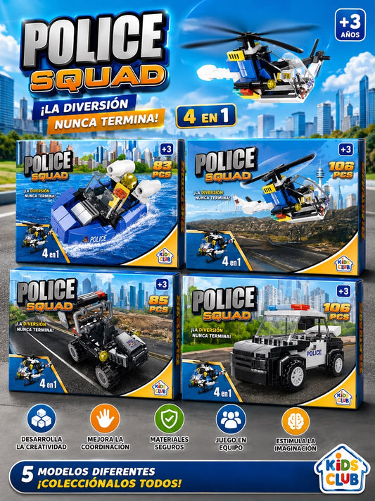 juguete police squad