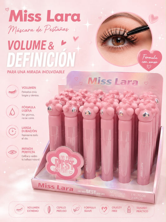 miss lara máscara de pestañas