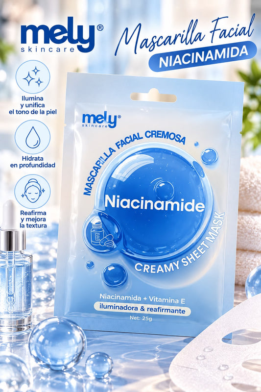 mascarilla facial cremosa niacinamide